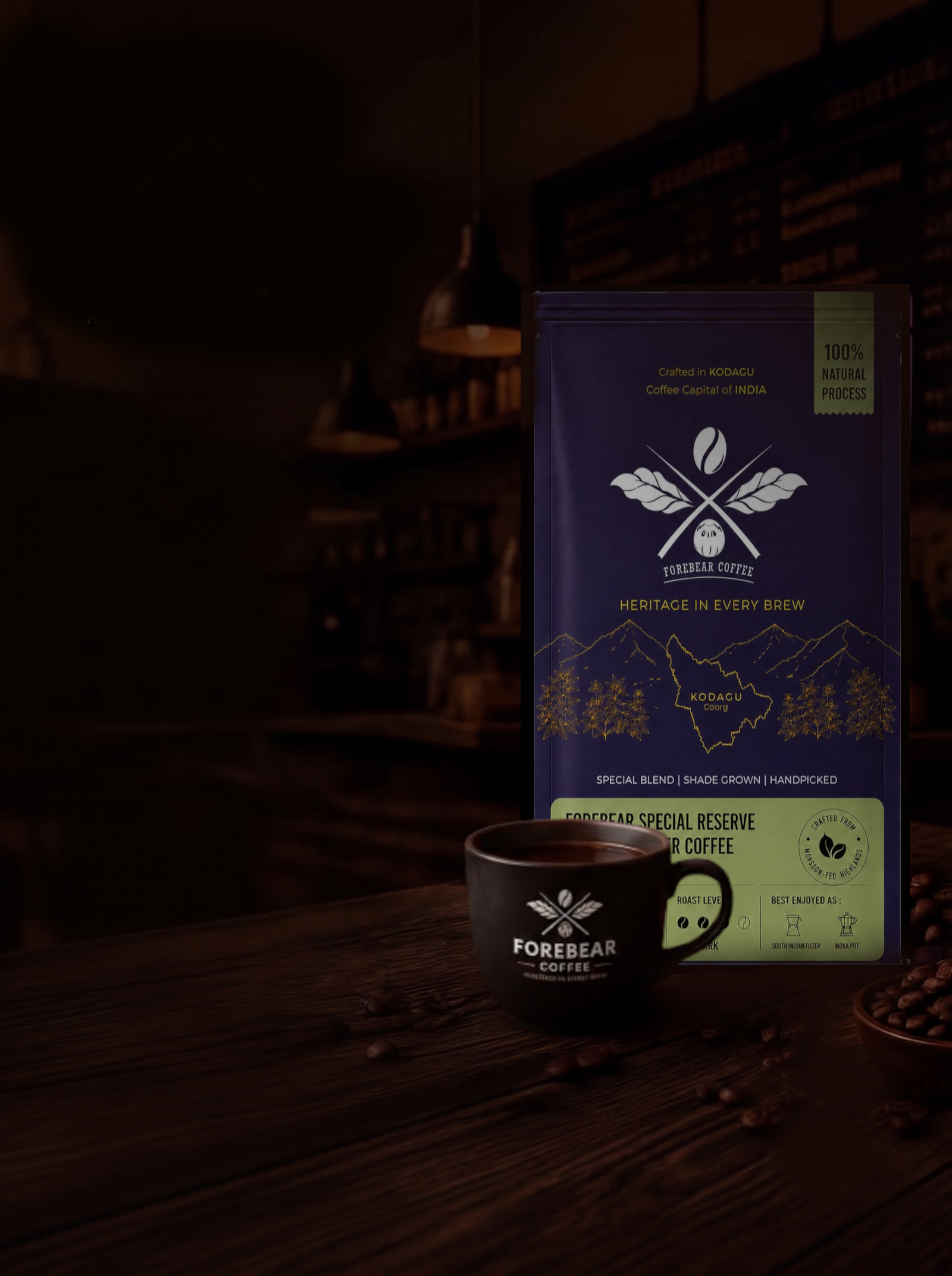 Forebear Coffee Packaging